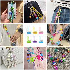20Pcs UV Plating Opaque Acrylic European Beads&nbsp;OACR-TADJ0001-16L