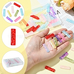 50Pcs Baking Paint Glass Pendants&nbsp;GLAA-FS0001-91