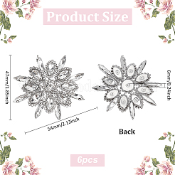 6Pcs Alloy Garment Accessories&nbsp;FIND-FG0004-42A