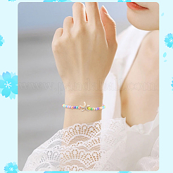 6Pcs 6 Style Adjustable Nylon Thread Braided Bead Bracelets&nbsp;BJEW-SC0001-48