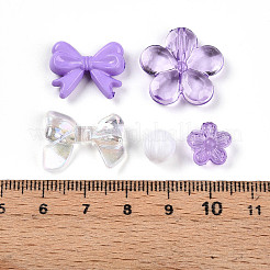 Transparent & Opaque Acrylic Beads&nbsp;TACR-T028-26G