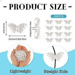 200Pcs ABS Imitation Pearl Beads&nbsp;OACR-TA0003-84D