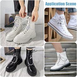8Pcs 4 Style Alloy Boot Strap Chains&nbsp;HJEW-CA00037