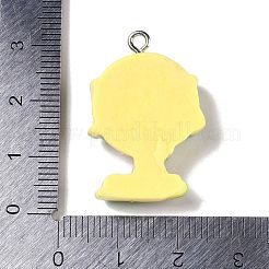Ocean Theme Opaque Resin Pendants&nbsp;RESI-S403-02F