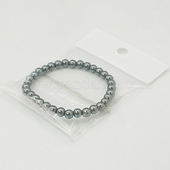 Fashion Non-Magnetic Synthetic Hematite Bracelets&nbsp;BJEW-JB00555-01