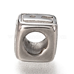 Tarnish Resistant 304 Stainless Steel European Beads&nbsp;OPDL-L020-001R