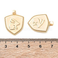Brass Pendants&nbsp;KK-CBA3EDE-09G