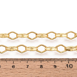 Brass Rhombus Link Chains&nbsp;CHC-T018-44G
