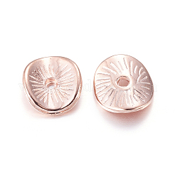 Tibetan Style Alloy Wavy Spacer Beads&nbsp;TIBEP-A11067-RG-FF