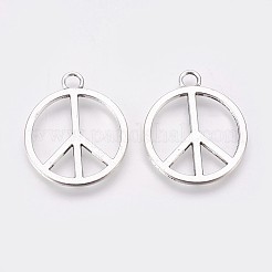 Tibetan Style Alloy Pendants&nbsp;TIBEB-A10-2092-AS-FF
