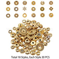 Tibetan Style Alloy Spacer Beads&nbsp;TIBEB-PH0004-21AG
