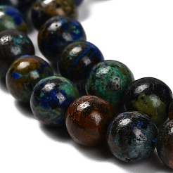Natural Azurite Beads Strands&nbsp;G-P568-A02-01