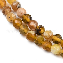 Natural Yellow Opal Beads Strands&nbsp;G-RM2025-A35-6mm