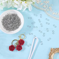 300Pcs 304 Stainless Steel S-Hook Findings&nbsp;STAS-SP0002-14