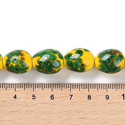 Handmade Lampwork Beads Strands&nbsp;LAMP-Q036-08B