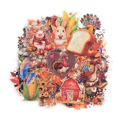 50Pcs Thanksgiving Day Cartoon PET Self-Adhesive Picture Stickers&nbsp;STIC-C010-23