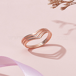 1Pc Stainless Steel Three Arrow Heart Hollow Finger Rings for Women&nbsp;RJEW-LP0001-33