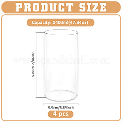 Column Glass Vase Ornaments&nbsp;AJEW-WH0696-770C