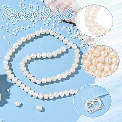 1 Strand Natural Cultured Freshwater Pearl Beads Strands&nbsp;PEAR-SC0001-42