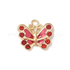 Alloy Enamel & Rhinestone Pendants&nbsp;FIND-C074-22KCG