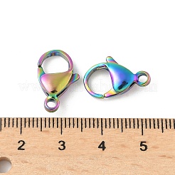 304 Stainless Steel Lobster Claw Clasps&nbsp;STAS-T065-13mm-34RC