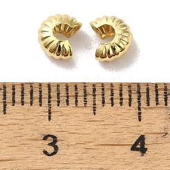 Brass Crimp Beads Covers&nbsp;FIND-Z039-13B-G