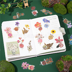 180Pcs 6 Styles Waterproof Self Adhesive PET Stickers&nbsp;DIY-CP0007-02
