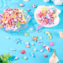 200G Craft Style Ocean Theme Acrylic Beads&nbsp;SACR-TA0001-48