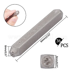 Iron Seal Stamps Set&nbsp;AJEW-F039-02