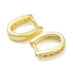 Rack Plating Brass Pave Cubic Zirconia Snap on Bails&nbsp;X-KK-G464-11G-04