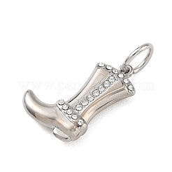 304 Stainless Steel Rhinestone Pendants&nbsp;FIND-T075-07P