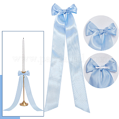 24Pcs 2 Colors Polyester Bowknot for Candle Decoration&nbsp;HJEW-AR00027