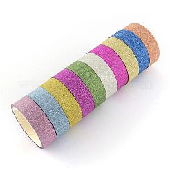 Glitter Powder DIY Scrapbook Decorative Paper Tapes&nbsp;DIY-S028-03