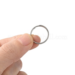 50Pcs 304 Stainless Steel Split Rings&nbsp;STAS-FS0002-06