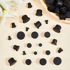 50Pcs 5 Styles Silicone Hole Plugs&nbsp;AJEW-GF0011-62E