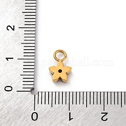 304 Stainless Steel Rhinestone Pendants&nbsp;STAS-M110-26G