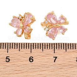 SHEGRACE Butterfly Brass Micro Pave Cubic Zirconia Spacer Bars&nbsp;XGRQ5K537-825G-A