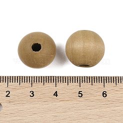 Wood European Beads&nbsp;WOOD-M014-01F
