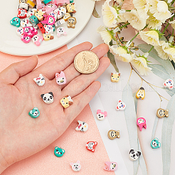 DIY Animal Themed Bead Stretch Bracelets Making Kits&nbsp;DIY-SC0014-69