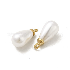 Plastic Imitation Pearl Charms&nbsp;KK-H442-01G
