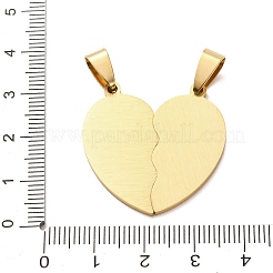 201 Stainless Steel Split Pendants&nbsp;STAS-F368-05G