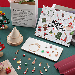 Christmas Theme DIY European Bracelet Making Kit&nbsp;DIY-WH0308-349