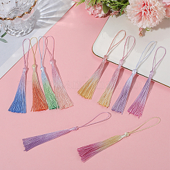 40Pcs 10 Styles Polyester Tassel Pendant Decorations&nbsp;AJEW-CY0001-53