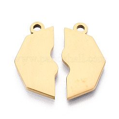 304 Stainless Steel Enamel Split Pendants&nbsp;STAS-T074-01G