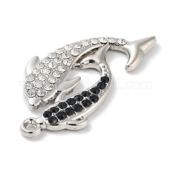 Alloy Rhinestone Pendants&nbsp;ALRI-S001-09P-02