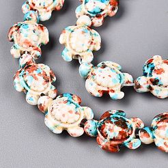Synthetic Turquoise Dyed Beads Strands&nbsp;G-P507-05A-1