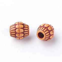 Imitation Wood Acrylic Beads&nbsp;SACR-Q186-22