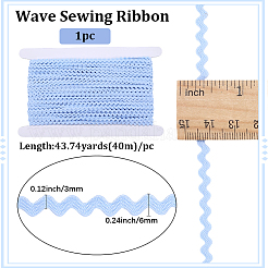 40M Polyester Wavy Fringe Trim Ribbon&nbsp;OCOR-GF0004-39R