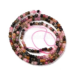 Natural Multicolor Tourmaline Beads Strands&nbsp;G-F770-A01-02