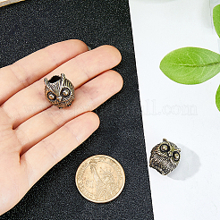 Brass European Beads&nbsp;KK-WH0079-194AS